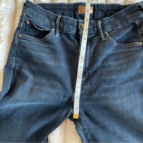 MOTHER High Rise Looker 26 Coffee Tea or Me? Dark Skinny - Picture 6 of 12